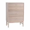 HAYTON 70cm Tall Sideboard Modern Furniture - White Oak