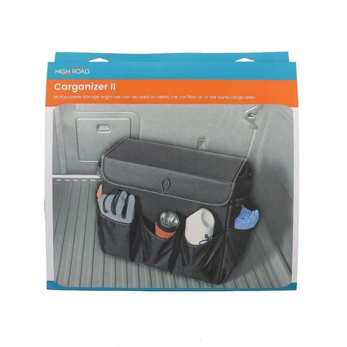 High Road Carganizer II Multipurpose Car Trunk Storage Black 36x37cm
