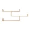 European Cabinetry Natural Oak Zurich Multi Level Shelf Kit