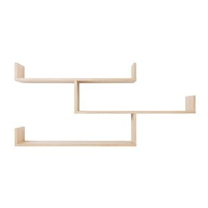 European Cabinetry Natural Oak Zurich Multi Level Shelf Kit