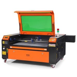 VEVOR 600x900mm 100W CO2 Laser Engraver with 2-Way Pass Air Assist for Wood Acrylic Fabric