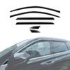 AUSGO Stainless Trim Weather Shields for Hyundai Palisade 2019-2025 Weathershields Window Visors Wind Deflectors