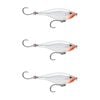 3x Rapala 8cm X Rap Twitchin' Mullet Slow Sink Glidebait Fish Lure -Glass Ghost