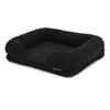 Charlie's  Teddy Fleece Orthopedic Memory Foam Sofa Dog Bed with Bolster - Charcoal - Medium