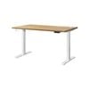 Oikiture Electric Standing Desk Dual Motor 140cm OAK Tabletop