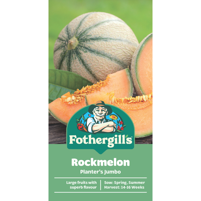 Fothergill's Rockmelon Planters Jumbo Vegetable Seeds
