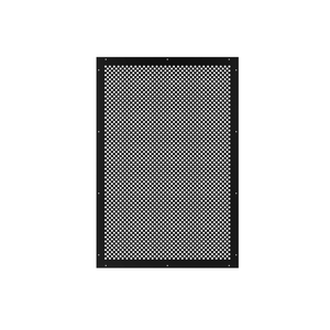 Rapid 600 x 890mm 9mm Black Round Hole Perforated Sheet 