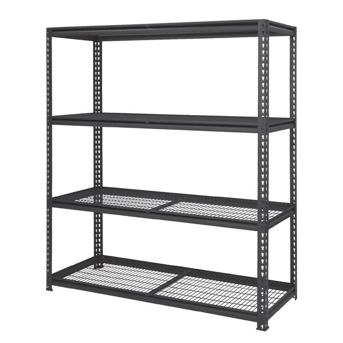 Pinnacle 2090 x 1500 x 540mm Black 4 Tier shelving Unit