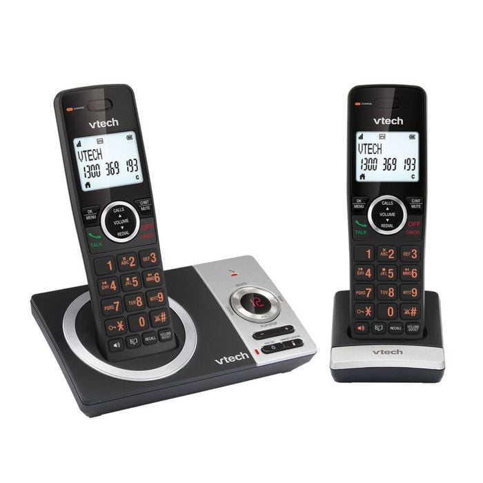 VTech CLS22050 DECT WiFi Cordless Home Phone with 2-Handset Black