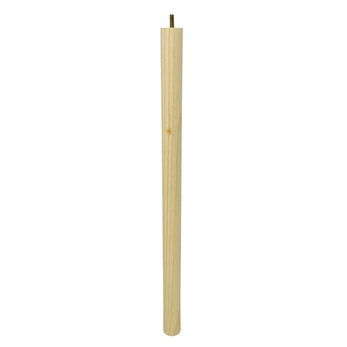 Adoored 735mm Raw Pine Round Furniture Leg