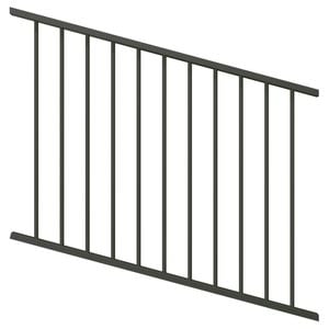 ProtectorAl 350 - 1200 x 900mm Woodland Grey Raked Up to 15º Flat Top Garden Fence Panel