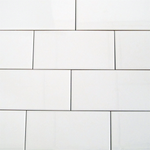 Duratile 30 x 60cm White Gloss Ceramic Wall Tile - 8 Pack