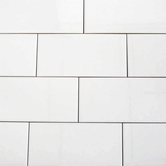 Duratile 30 x 60cm White Gloss Ceramic Wall Tile - 8 Pack