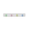 Mode 4 Pastel Hooks On White Board Key Rack