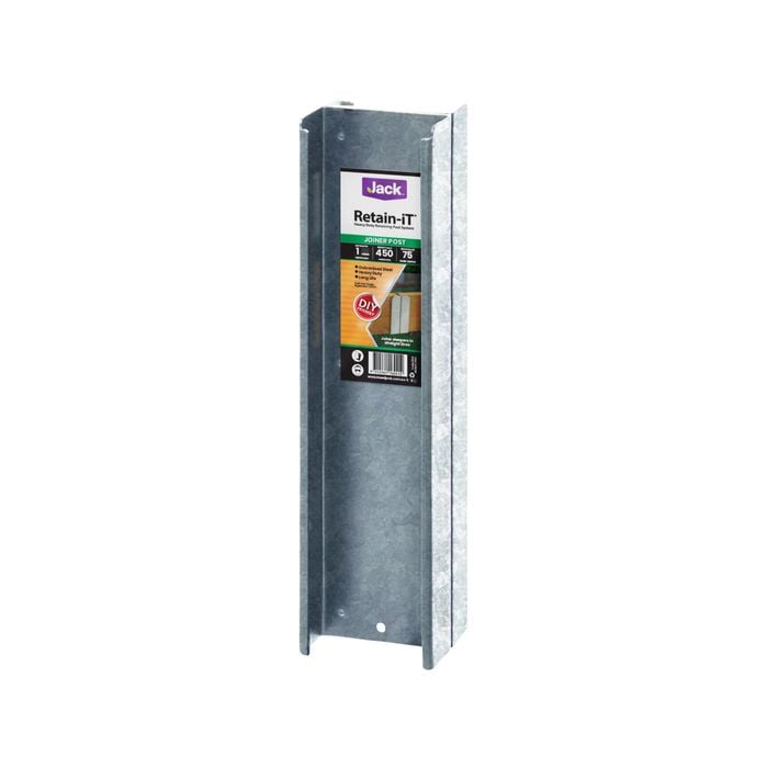 Jack 75 x 450mm Joiner Post Galvanised Steel Retain It Sleeper Upright