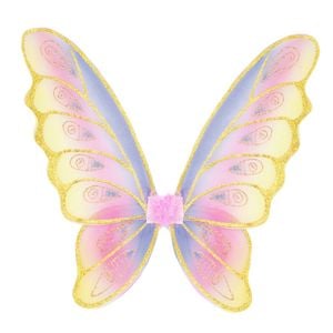 Great Pretenders Glitter Rainbow Wings Kids/Children Costume 44x56cm 3y+