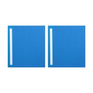 2x Marbig Deluxe Pe 38mm 4d-ring Binder A4 File Organiser Document Holder Blue