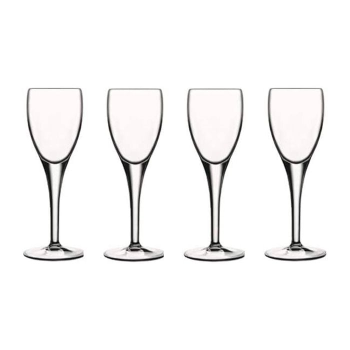 4pc Luigi Bormioli Masterpiece 70ml Liqueur Glasses Set