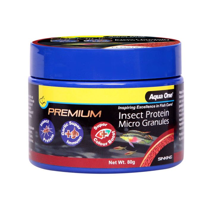 Aqua One Premium Insect Protein Micro Granules 80g (26241)