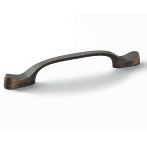 Hafele 170 x 25mm Antique Brass Cabinet Handle