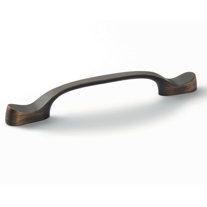 Hafele 170 x 25mm Antique Brass Cabinet Handle