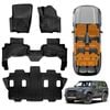 3D Floor Mats for Toyota Prado 250 Series 7 Seater 2024-Onwards Heavy Duty Mats Carpet Liner Set