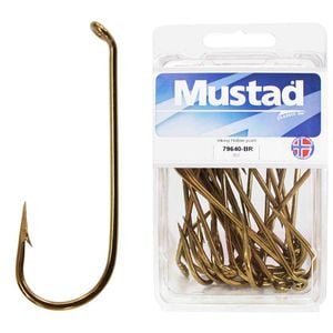 Mustad 79640 - Size 9/0 Qty 25 - Viking Hollow Point Bronzed/Forged