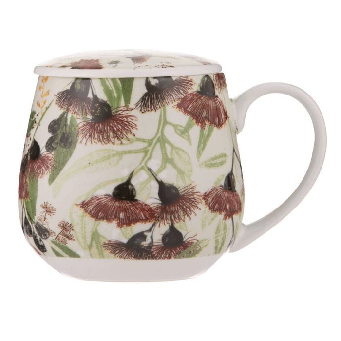 3pc Ashdene Trudy's Garden Silver Princess New Bone China Infuser 430ml