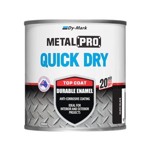 Dy-Mark 250ml Black Gloss MetalPro Quick Dry