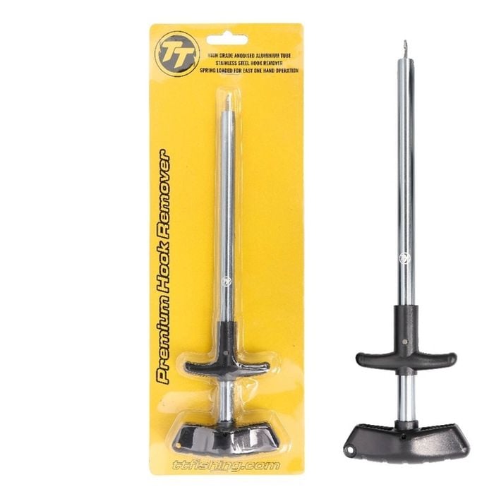 TT Fishing Spring Loaded Stainless Steel Hook Remover with Aluminium Tube