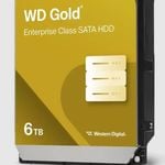 Western Digital Gold 6TB 3.5' Enterprise Class SATA 6 Gb/s HDD 7200 RPM Cache Size  256MB 5-Year Limited Warranty