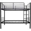 City Single Metal Bunk Bed Frame - Black