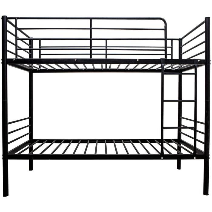City Single Metal Bunk Bed Frame - Black