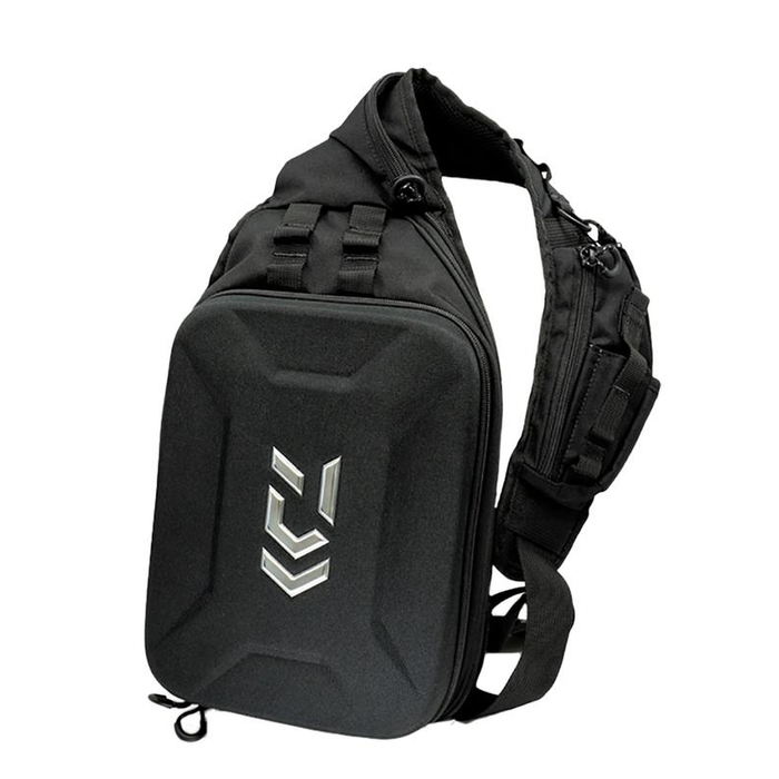 Daiwa 2022 Sling Bag Black With Tackle Tray BA20022