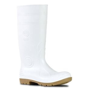 Bata Industrials Men's White Jobmaster 2 400MM Safety Gumboot -UK Size 9