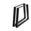 Trapezoid Metal Table Legs Large - Set of 2