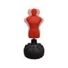 Silicone Skin - Free Standing Human Bob Boxing Punching Dummy Bag - Red Color
