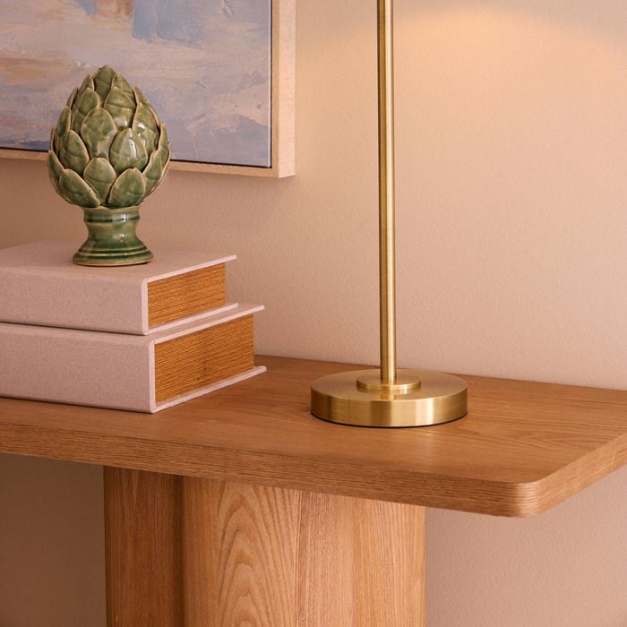 Society Home Bradford Table Lamp Brass & Black 24x24x55cm