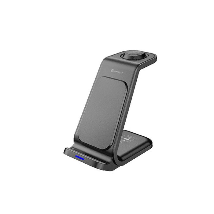Sansai 3-in-1 Magnetic Wireless Phone/Watch/Earbuds Charger Assorted