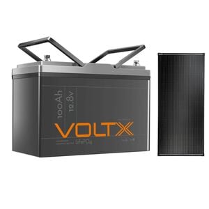Voltx 12v 100ah Lithium Battery Standard Size 306x171x210mm Replace Sla