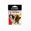 Sasame F721 Chinu Ringed Gold Colour Offset Fishing Hook 2