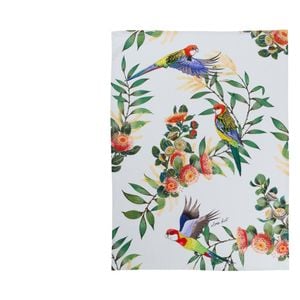 Maxwell & Williams Eloise Short Native Grace Eastern Rosella Tea Towel 50x70cm