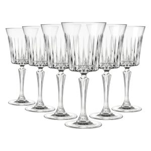 RCR Timeless Crystal White Wine Glasses - 230ml - Pack of 6