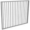 ProtectorAl 1470 x 1200mm Palladium Silver Aluminium Flat Top Garden Gate