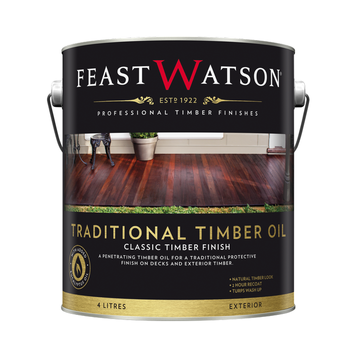 Feast Watson 4L Natural Traditional Timber Oil