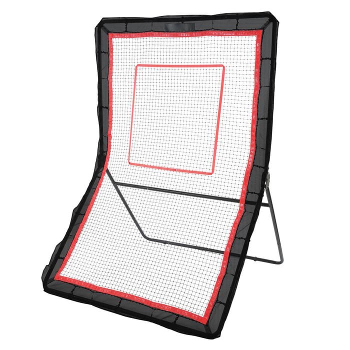 VEVOR Lacrosse Rebounder Black Adjustable Angle Shooting Practice Training Wall with Target for Backyard
