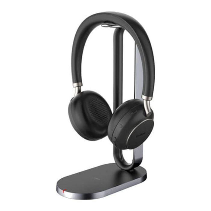 Yealink Bh76 With Charging Stand Teams Black Wireless Headset [bh76-ch-bl-teams]