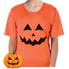 Adult s Wos Halloween Pumpkin T Shirt Top Jack O'Lantern Orange S