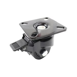 Easyroll 50mm 300kg Black Swivel Brake Machine Castor