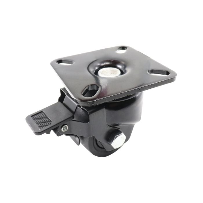 Easyroll 50mm 300kg Black Swivel Brake Machine Castor